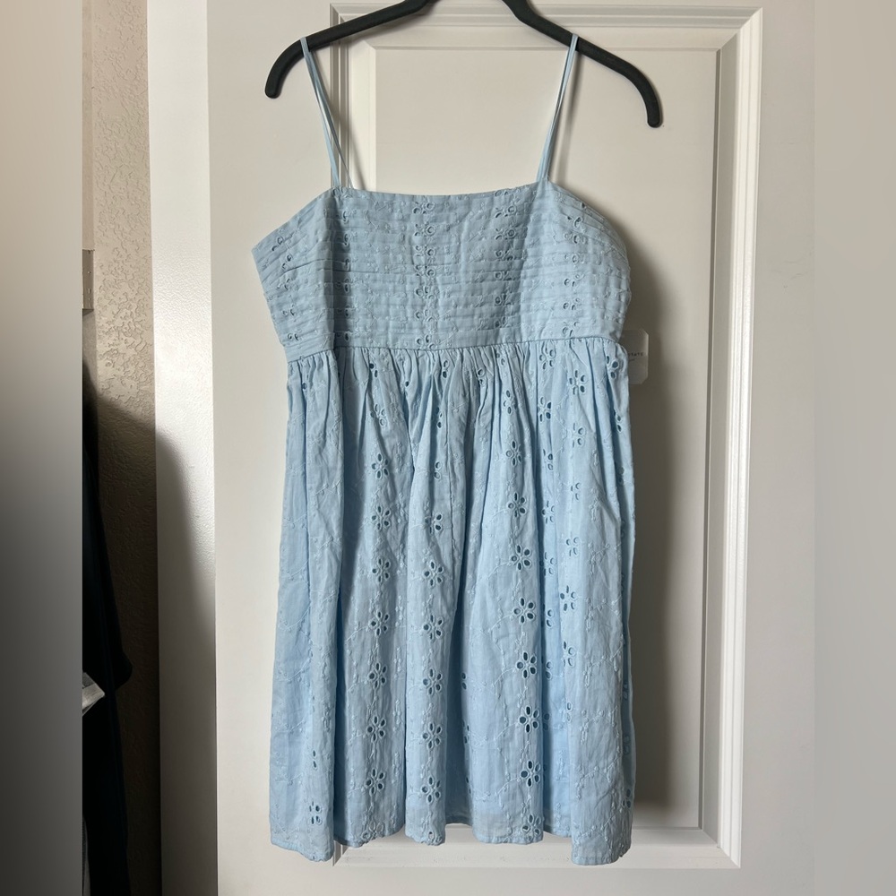 Light Blue Eyelet Sundress